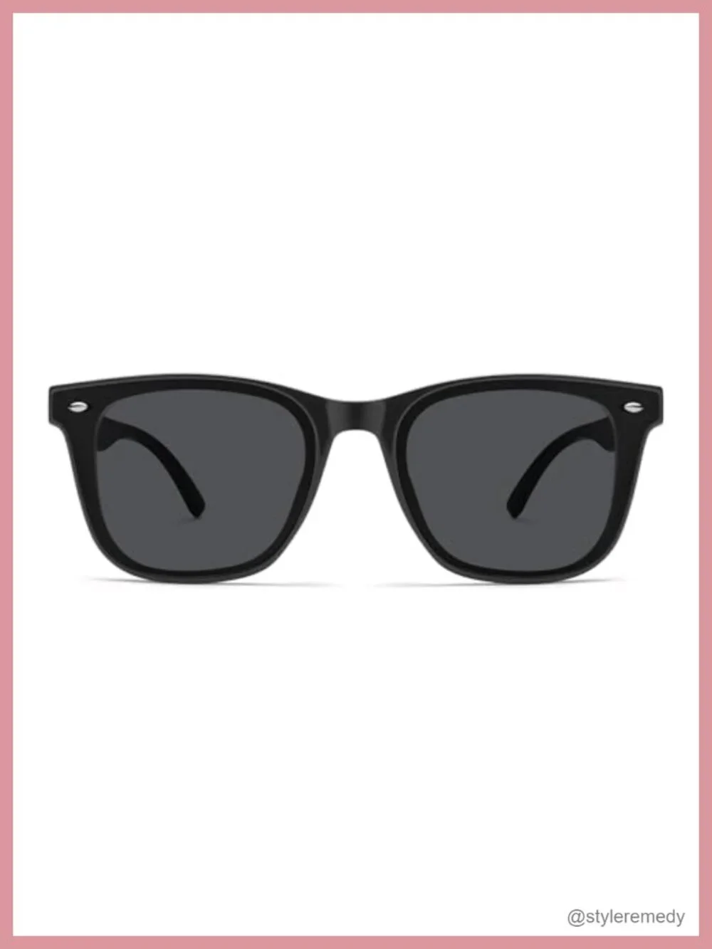Trendy Oversized Square Sunglasses Women Men UV400 Protection